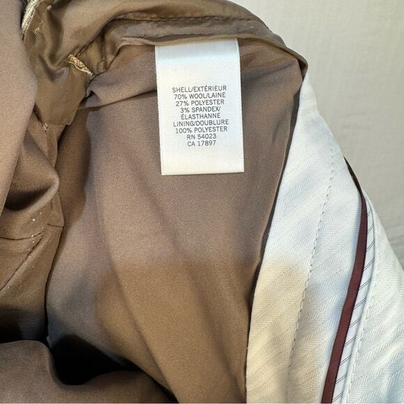 Banana Republic Martini Fit Wool Blend Tan Trouser Dress Pants Women’s Size 8 - Picture 6 of 6